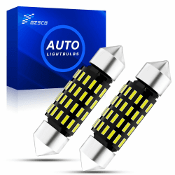 36MM Soffitte Auto-Innenraumleuchten 320LM 6500K Gleichstrom DC 12/24V 2 Stück
