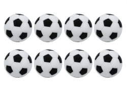 8 Stück Tischkicker Bälle im Set Kickerbälle Hochwertige leise Tischkicker Bälle in 32mm für Tischfußball & Tischkicker