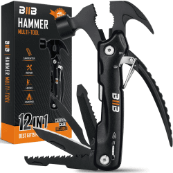BIIB Geschenke für Männer, Vatertagsgeschenk für Papa, 12 in 1 Multitool Gadgets für Männer Geschenke für Papa, Geburtstagsgeschenk für Männer, Männergeschenke Camping Zubehör Papa Geschenk