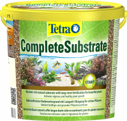 Tetra Complete Substrate - nährstoffreicher Bodengrund mit Langzeit-Dünger für gesunde Pflanzen, zur Neueinrichtung des Aquariums (Substratschicht unter dem Kies), 10 kg Eimer