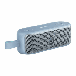 soundcore Motion 100 Bluetooth Lautsprecher, Lautsprecher Boxen mit Wireless Hi-Res, 2 Vollbereichstreiber für Stereo, Outdoor Ultra-Mobiles Design, Anpassbarer EQ, Kraftvoller Bass & IPX7 (Blau)