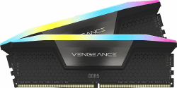 Corsair VENGEANCE RGB DDR5 RAM 32GB (2x16GB) 6000MHz CL36 Intel XMP iCUE Kompatibel Computer Speicher - Schwarz (CMH32GX5M2D6000C36)