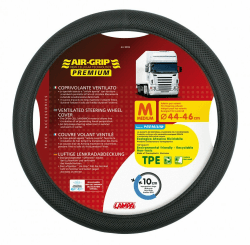 Lampa LkW-Lenkradschoner Air-Grip Premium Belüfteter Schwarz 44/46 cm