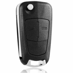 Gehäuse der Fernbedienung Typ Messer für OPEL Corsa Astra Vectra Zafira Antara Tigra B - Auto Schlüsselgehäuse Pilot Autoschlüssel 2 Tasten