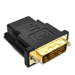 DVI auf HDMI Adapter - Buchse zu Stecker (24+1) - 1080p - Schwarz