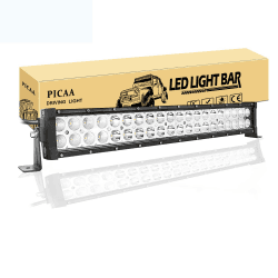 LED Lichtleiste Arbeitsscheinwerfer 21 Zoll 53.5CM 120W Lichtbalken Mit Kabelbaum 12V Zusatzscheinwerfer Bar Spot Arbeit Licht für SUV Offroad ATV UTV Traktor 4x4 Auto