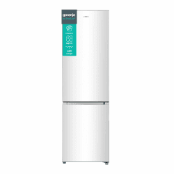 Gorenje RK 4182 PW4 Kühl-Gefrierkombination, 269 Liter Gesamtkapazität, 198 Liter Kühlteil, 71 Liter Gefrierteil, LED-Beleuchtung, Gemüsefach, Türanschlag wechselbar, weiß
