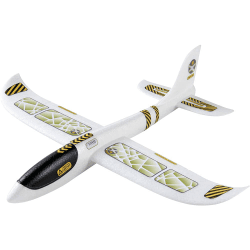 HABA Terra Kids Wurfgleiter – Gleitflugzeug für Kinder ab 5 Jahren, Robustes Styropor, hervorragende Flugeigenschaften, 48x48 cm, leicht zusammenbaubar – 1303520001