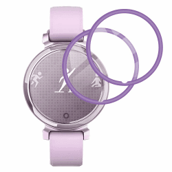 Schutzfolie für Garmin Lily 2, für Garmin Lily 2 Folie [2 Stück] [5H Härte] [3D-Folie] [Anti-Kratzfest], für Garmin Lily 2 Displayschutzfolie-Lila