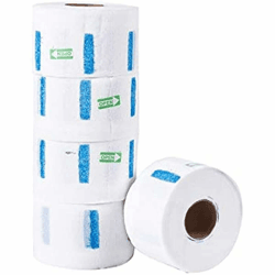 Feisate Halskrause Friseur 1 Stange - 5 Rollen - 500 Blatt. Hals Papier Friseur, Wegwerf Friseur Papier um Hals, friseur hals streifen papier, friseur kreppband hals, Weiß