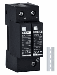 DIHOOL solar pv überspannungsschutz, 2P 40KA 800V dc überspannungsschutz, blitzschutz Surge Protector