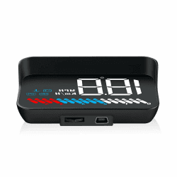 Head Up Display OBD2 & GPS, MPH, 3.5"/8.9cm Auto HUD Display, Geschwindigkeitsmesser, Auto Tachometer, Sicherheitsalarm