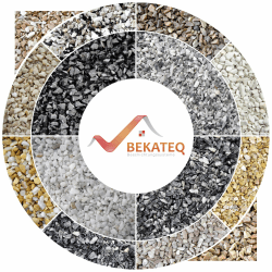 Naturstein Marmorkies 25kg Bianco Carrara 3-5mm - Steinteppich Bodenbelag, Dekosteine - Ziersplitt, Zierkies, Gartengestaltung, Streusplitt, Teichkies, Gartenkies, Wegkies - BEKATEQ BK-590