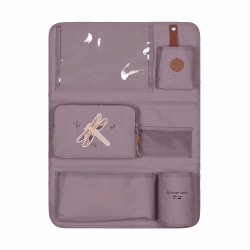 LÄSSIG Autoorganizer Autorücksitzorganizer Rücksitztasche für Auto zum Hängen zusammenklappbar/Car Wrap-to-Go Adventure Dragonfly