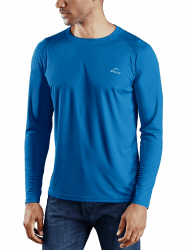 WILLIT UV Shirt Herren Rashguard Langarm Funktionsshirt für Schwimmen Surfen Angeln Wandern Atmungsaktiv Schnell Trocknend Sonnenschutz Sportshirt