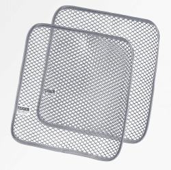 Teiger 2 x Teigreinigungstuch Teigreiniger Teigentferner Netztuch für hartnäckige Verschmutzungen Teigtuch Mesh Spültuch Reinigungstuch Spüllappen Doppelpack