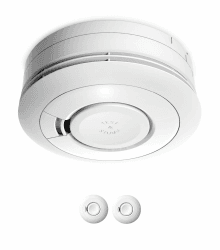 Ei Electronics Ei650 Rauchwarnmelder, Rauchmelder im 2er Set, Stand-Alone-Gerät mit Batterie für 10 Jahre, Testsieger Stiftung Warentest, weiß