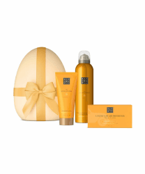 RITUALS Osterei-Geschenkset – The Ritual of Mehr – Körper- & Home-Set mit Duschschaum, Körpercreme & Auto-Lufterfrischer