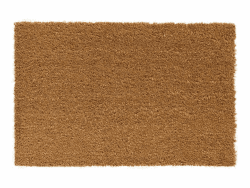 HPFloor Kokosmatte 100x100x1,7 cm I Fußmatte aus robusten Kokos-Fasern I Fußabstreifer für Haustür & Eingangsbereich I 1,7cm hohe Schmutzfangmatte I Türmatte pflegeleicht I Fussmatte in Natur