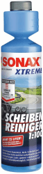 SONAX XTREME ScheibenReiniger 1:100 (250 ml) ergibt 25 Liter Reinigungsflüssigkeit und sorgt sekundenschnell für klare Sicht | Art-Nr. 02711410