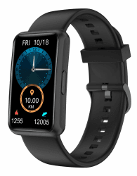 HUAKUA Schrittzähler Uhr (Ohne app und Handy) 1,47 Zoll Touchscreen Einfach Smartwatch Fitness Tracker mit Kalorienzähler,Schlafmonitor,Stoppuhr Wasserdicht IP68,Timer Fitnessuhr für Gehen Laufen