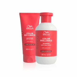 Wella Professionals Invigo Color Brilliance Coarse Vorteils-Set – professionelle Haarpflege mit Vitamin E für dickes, gefärbtes Haar – 300 ml Shampoo, 200 ml Conditioner