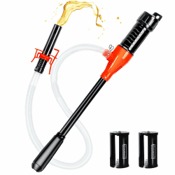 Elektrische Transferpumpe, Batteriebetriebene Flüssigkeitstransferpumpe, Siphon Pumpe tragbare,Dieselpumpe Kanisterpumpe mit Schlauch-2,4 GPM, für Benzin, Diesel,benzinpumpe für kanister 264