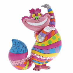 Disney Britto Collection Cheshire Cat Figurine, Bunt