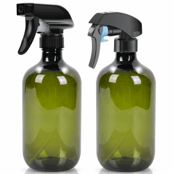 Reinigung Wasser Sprühflasche Pflanzen Garten, Wasserspritze Zerstäuber Sprühflasche Haare 2Stk 500ml spritzflasche, Wasserspray Pflanzensprüher Wassersprühflasche (Grün)