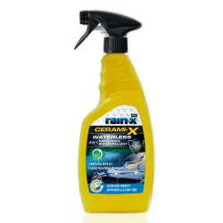 Rain-X Wasserlose Autopflege mit Regenabweiser - Reinigt, schützt & versiegelt den Lack - Für langanhaltenden Glanz - 750 ml