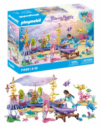 PLAYMOBIL Princess Magic 71499 Unterwasser-Tierpflege der Meeresbewohner, liebevolles Umsorgen der Meerestiere, inklusive Pflegestation, Verband und mehr, vielfältiges Spielzeug für Kinder ab 4 Jahren