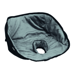 Dooky Pinkelpad, Unterlage (abnehmbar, universalpassend für Autositze, wasserfest, waschbar, weiche Polsterung für bequemen Komfort, Größe: 37 x 31 cm‎), Schwarz
