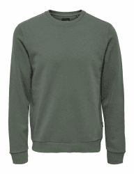 ONLY & SONS Herren Onsceres Crew Neck Noos Sweatshirt M Castor Gray