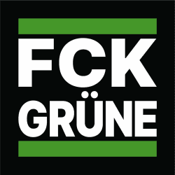 🔥 Deal! 50 FCK Grüne Aufkleber, 7,4 cm - Anti GRN Ampel Weg