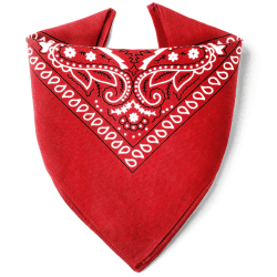 Karl Loven Bandana 100% Baumwolle Premium-Qualität für Damen Herren 🧣🔴
