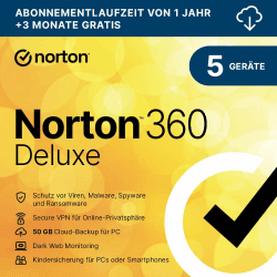 🔒🛡️ Norton 360 Deluxe 2025 | 5 Geräte | 15 Monate | Aktivierungscode per E-Mail 📧