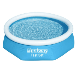 🏊‍♂️ Bestway Fast Set Aufstellpool Ø 244 x 61 cm blau Rund 🌊