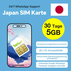 🇯🇵 Japan SIM-Karte für reibungsloses Surfen 📱🌐