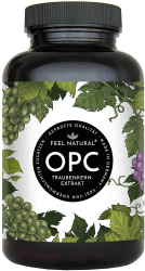 🍇 OPC Traubenkernextrakt - 240 Kapseln mit 1000mg OPC Extrakt 🌿
