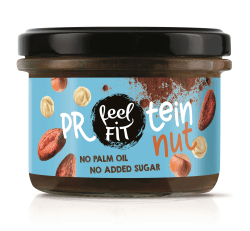 🍫😋 Fit Protein Nut Kakao-Haselnuss-Aufstrich 200g - Ohne Zuckerzusatz!