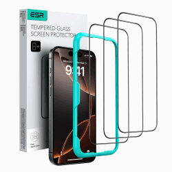 ESR Panzerglas Displayschutzfolie 3 Stück für iPhone 16 Pro 📱🛡️