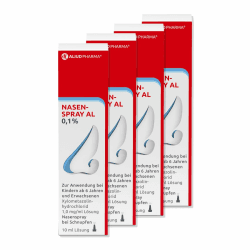 👃 ALIUD PHARMA Nasenspray AL 0,1%, Lösung 10 ml, 4 Packungen - Spezielles Angebot!