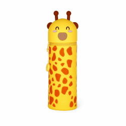 Legami - Kawaii 2-in-1 Schulmäppchen aus weichem Silikon 🦒🌈