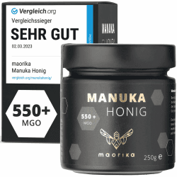 maorika - Manuka Honig 550 MGO + 250g im Glas 🍯🌿