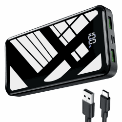 🔋📱 Power Bank 27000mAh, 22,5W PD20W USB-C Powerbank mit LED-Anzeige
