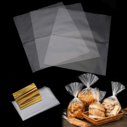 200 Stück Zellophantüten Set für Süßigkeiten und Geschenke 🍭🎁