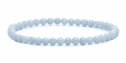 Echtes Edelstein Armband mit Blauer Angelit - Schutzstein Talisman 🌟