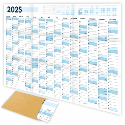 XXL Wandkalender 2025 groß (90x60cm) - Jahresplaner 2025 🗓️