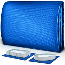 tillvex Pool Bodenplane 445 x 254 cm Rechteckig | Poolunterlage UV-Stabil & reißfest