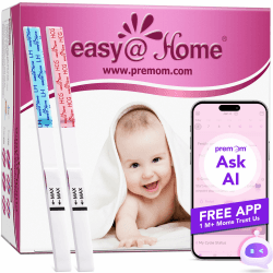 🌸👶 Easy@Home 50 Ovulationstest + 20 Schwangerschaftstest Frühtest - Empfidlich Kinderwunsch Fruchtbarkeitstests 🌟